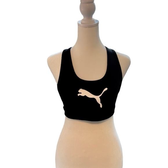 ❤️HOST PICK❤️ Puma Black & White Running & Training Sports Bra-S-NWT - Picture 1 of 8